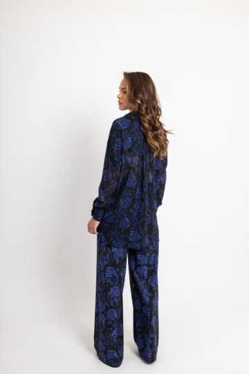 Σετ άνετο με τριαντάφυλλα μπλε - 