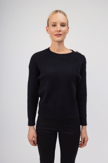 Παντελόνι υφασμάτινο μαύρο ελαστικό - 