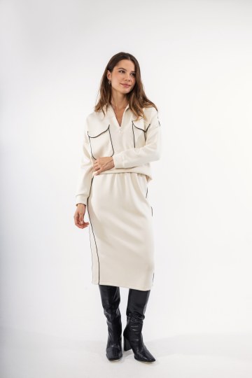 Φούστα εκρού εφαρμοστή 