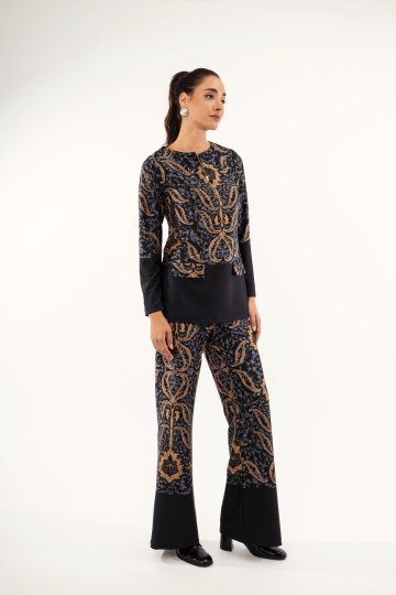 Σετ εμπριμέ με λαχούρια ταμπά