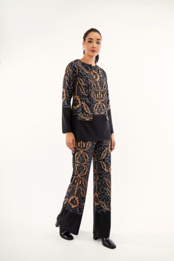 Σετ εμπριμέ με λαχούρια ταμπά - 