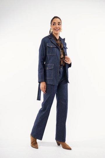 Παντελόνι τζιν με εξωτερικές ραφές - 