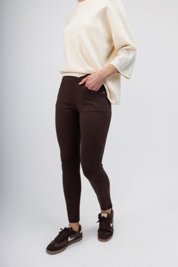 Πουλόβερ εκρού με strass - 