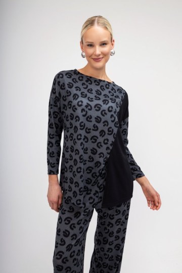 Σετ γκρι με animal print σχέδιο - 