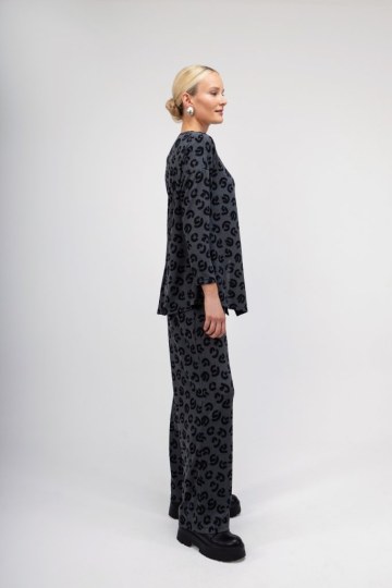 Σετ γκρι με animal print σχέδιο - 