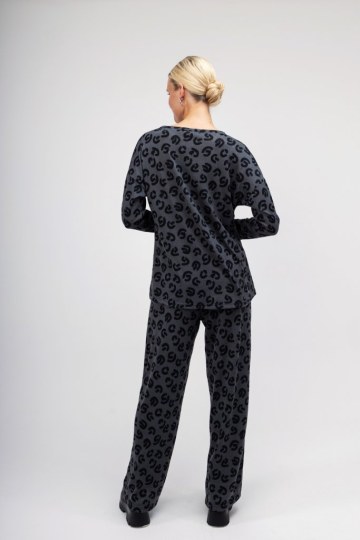 Σετ γκρι με animal print σχέδιο - 