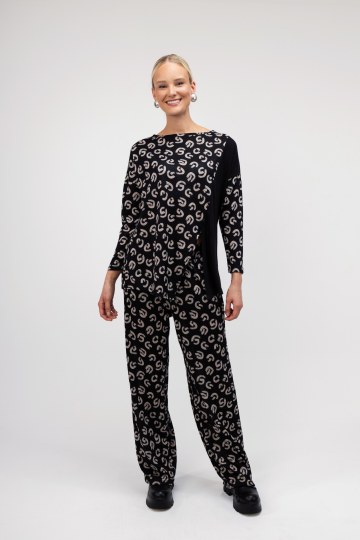 Σετ γκρι με animal print σχέδιο