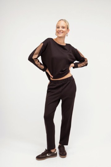 Φούτερ-Μπλούζα καφέ - 