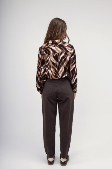 Παντελόνι καφέ balloon - 