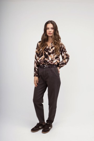 Παντελόνι καφέ balloon - 