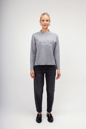 Πουλόβερ γκρι Nice - 