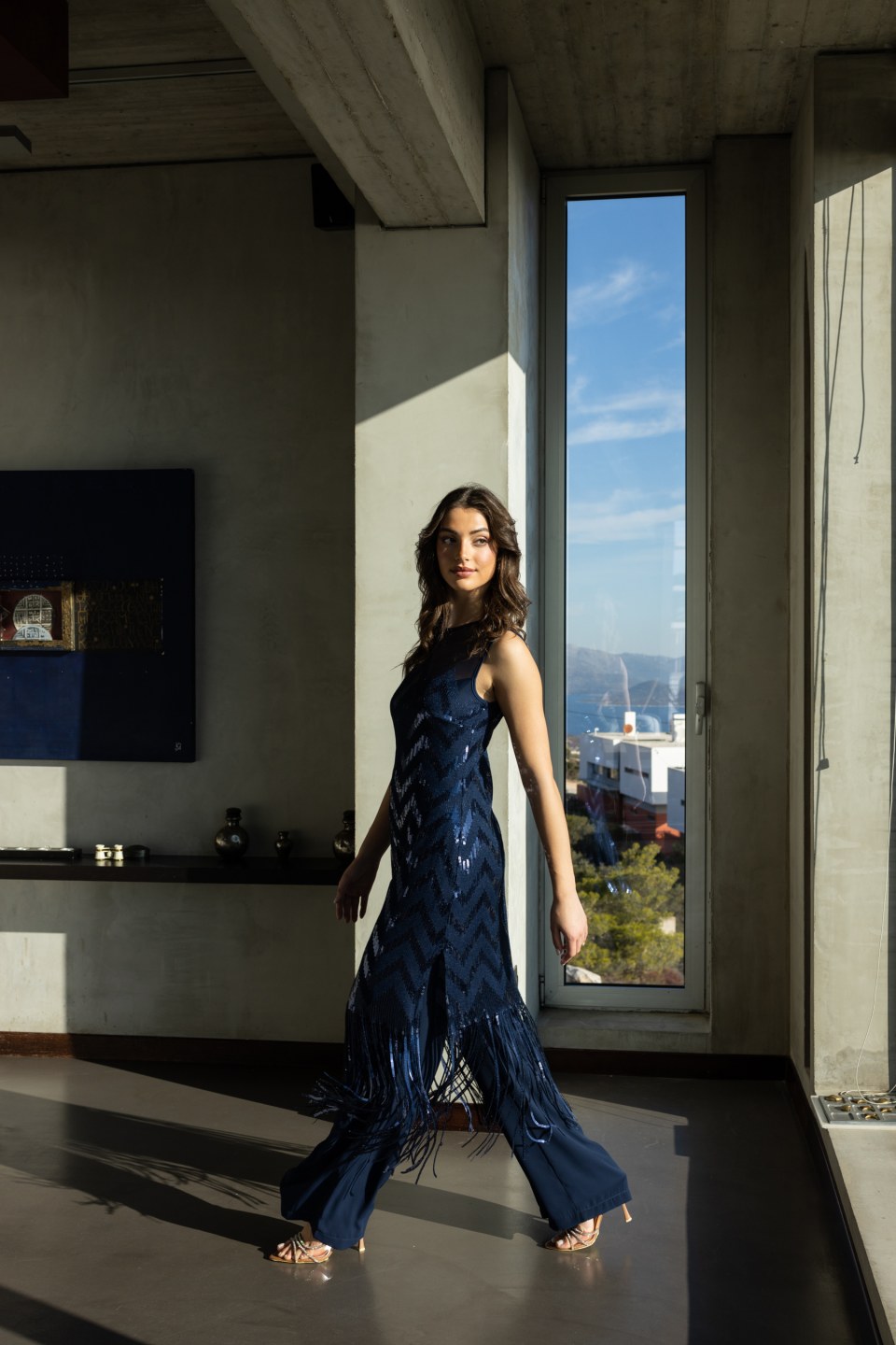 Σετ με ιδιαίτερες λεπτομέρειες μπλε