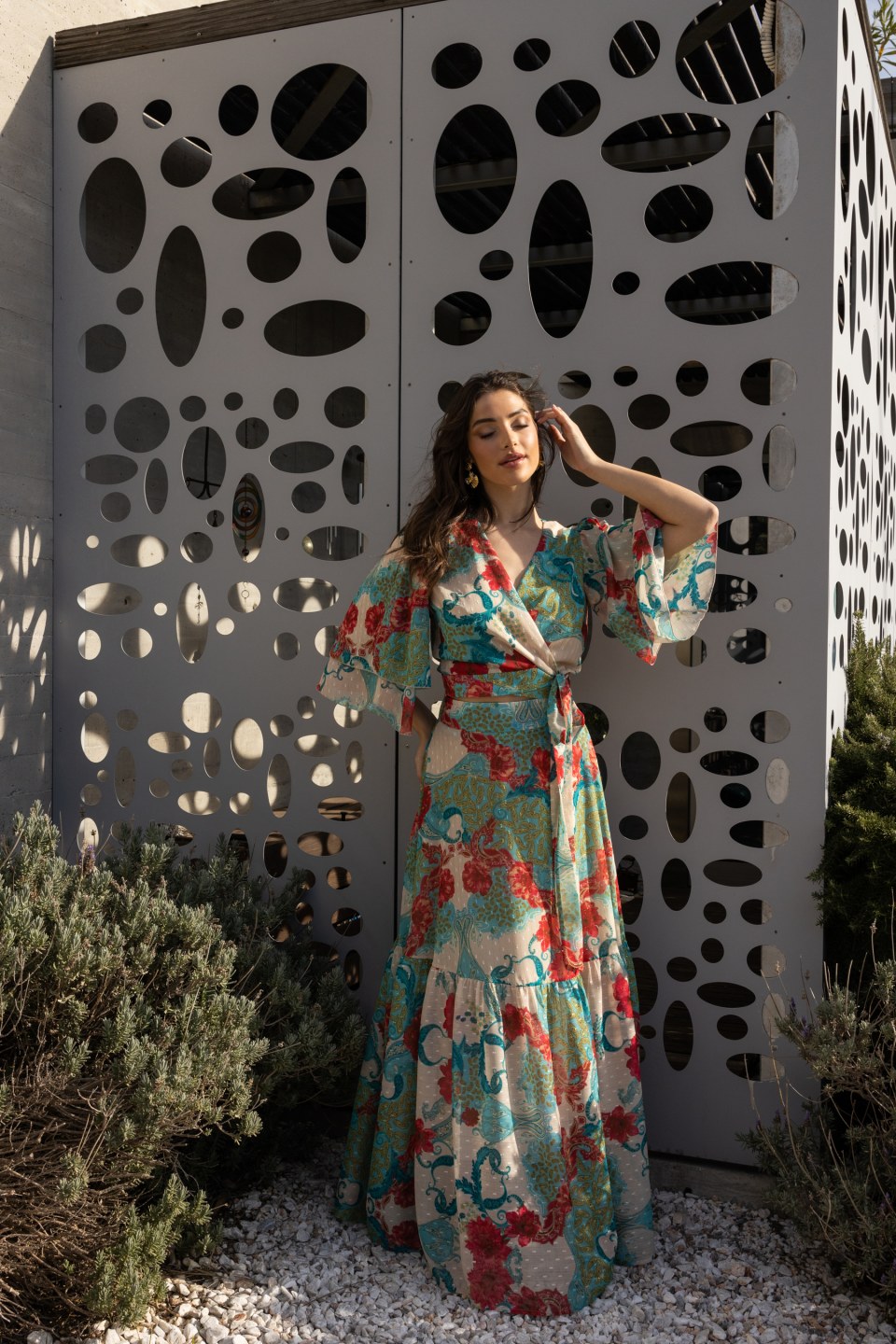 Σετ με πολύχρωμα εμπριμέ σχέδια 