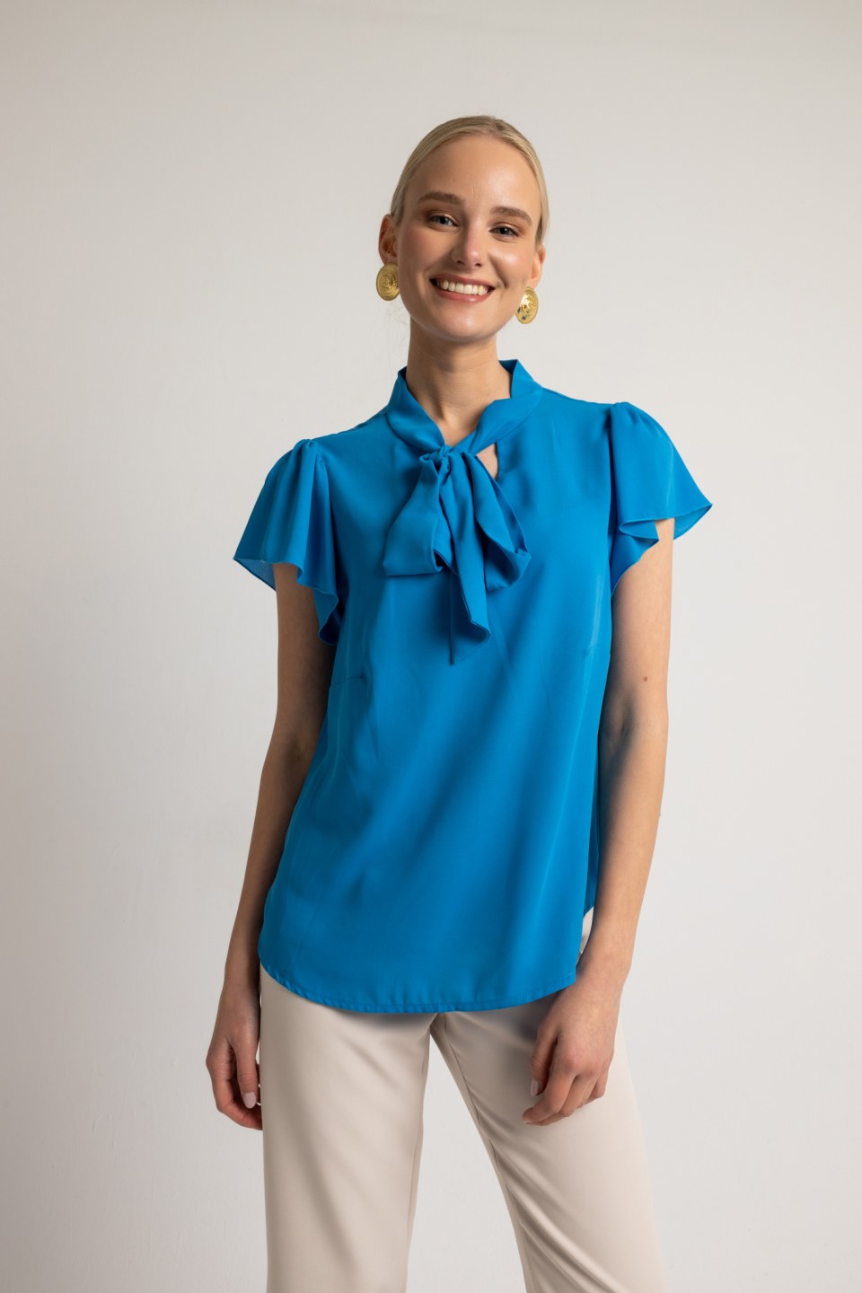 Μπλούζα με ιδιαίτερα μανίκια ρουά