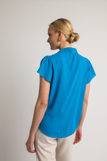 Μπλούζα με ιδιαίτερα μανίκια ρουά - 