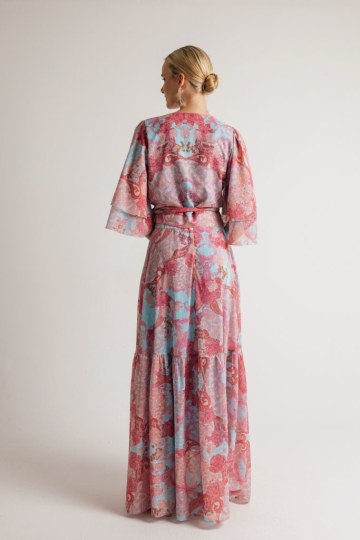 Σετ κρουαζέ με μανίκι εμπριμέ - 