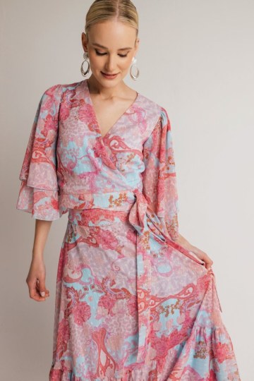 Σετ κρουαζέ με μανίκι εμπριμέ - 