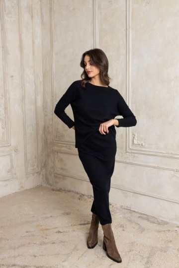 Μπλούζα μακρυμάνικη rip μαύρη - 