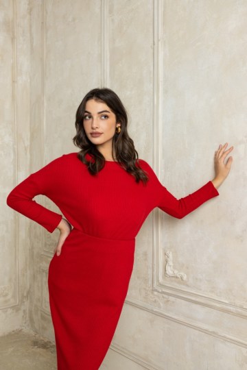 Μπλούζα μακρυμάνικη rip κόκκινη - 