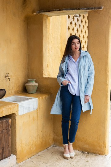 Παντελόνι σε ίσια γραμμή ελαστικό τζιν