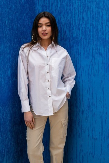 Πουκάμισο κλασικό μακρυμάνικο λευκό - 