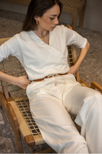 Φόρμα ολόσωμη εκρού - 